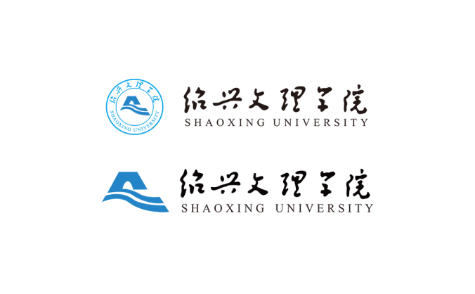 绍兴文理学院logo校徽PNG透明底ai矢量素材