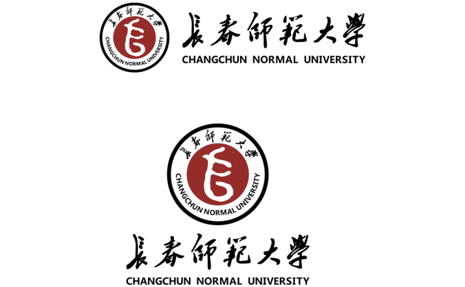 长春师范大学logo校徽PNG透明底ai矢量素材