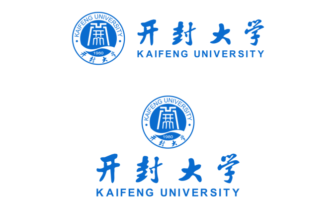 开封大学logo校徽PNG透明底ai矢量素材