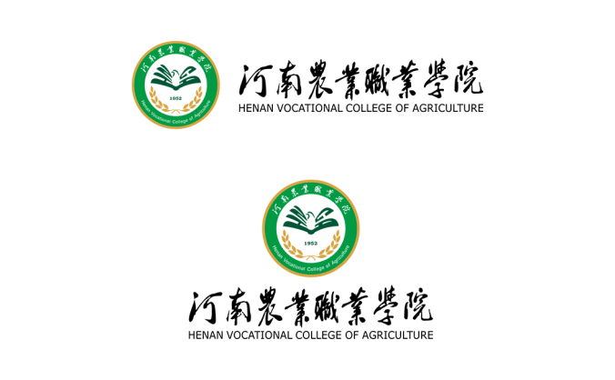 河南农业职业学院logo校徽PNG透明底ai矢量素材