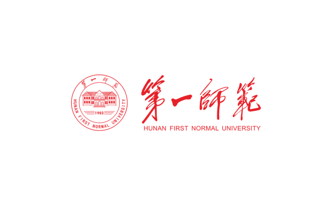 湖南第一师范学院logo校徽PNG透明底ai矢量素材