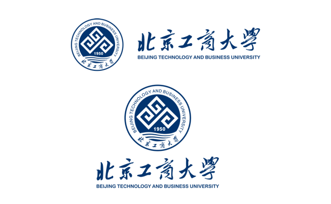 北京工商大学logo校徽PNG透明底ai矢量素材