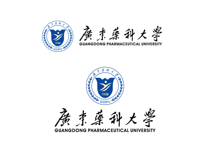 广东药科大学logo校徽PNG透明底ai矢量素材