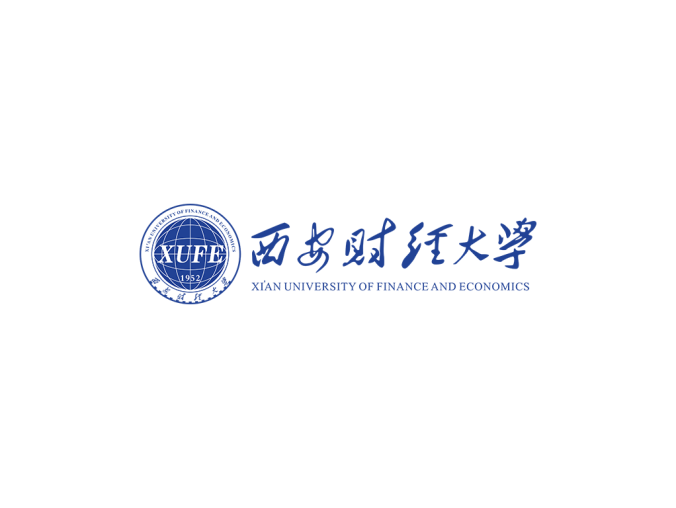 西安财经大学logo校徽PNG透明底ai矢量素材