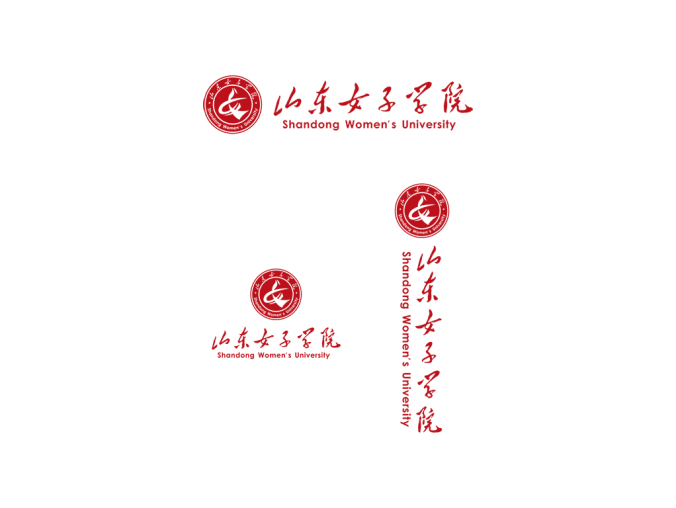 山东女子学院logo校徽PNG透明底ai矢量素材