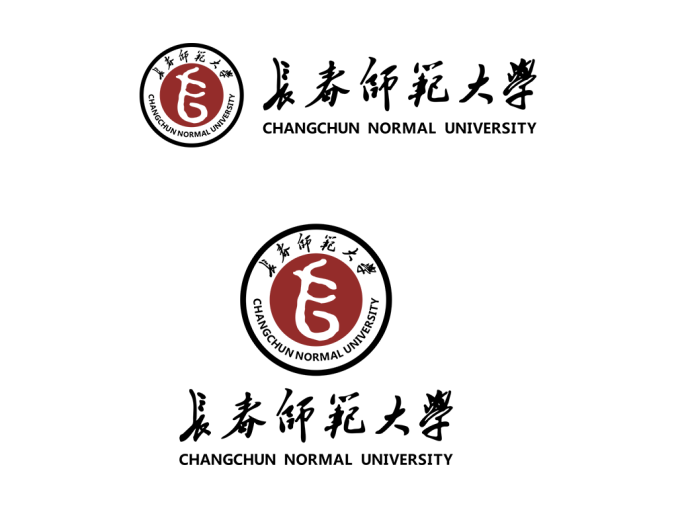 长春师范大学logo校徽PNG透明底ai矢量素材