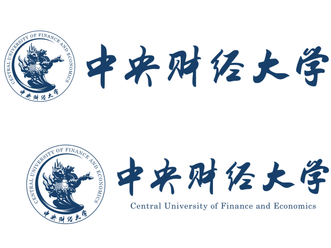 中央财经大学logo校徽PNG透明底ai矢量素材
