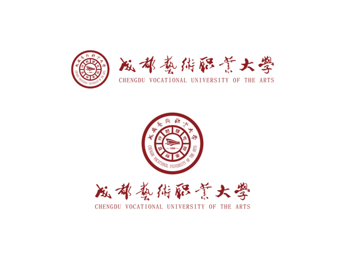 成都艺术职业大学logo校徽PNG透明底ai矢量素材