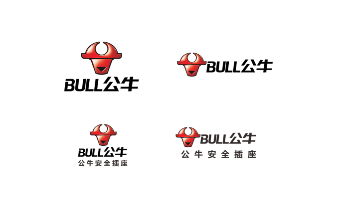 公牛插座logo标志高清PNG透明底ai矢量素材