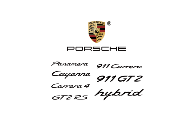 保时捷porsche logo标志高清PNG透明底ai矢量素材