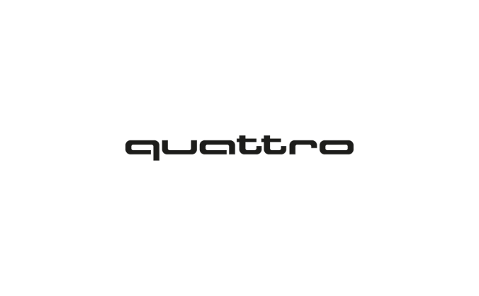 奥迪quattro logo标志高清PNG透明底ai矢量素材