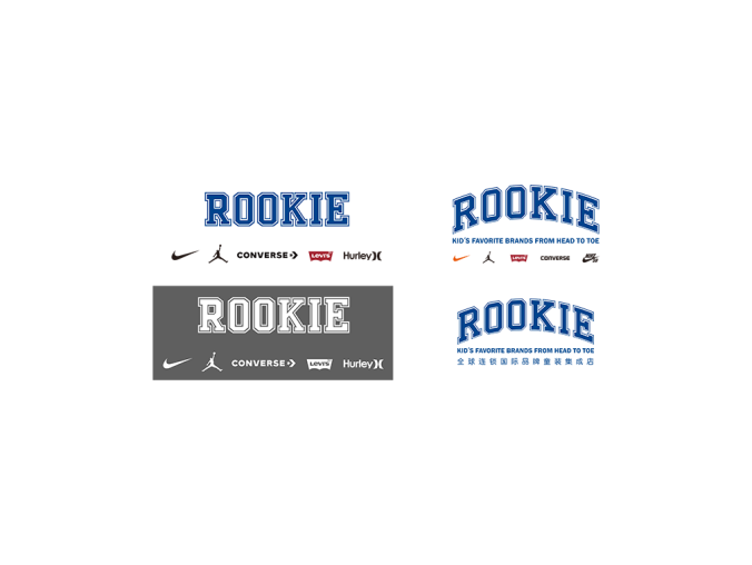 ROOKIE国际品牌童装店logo标志高清PNG透明底ai矢量素材