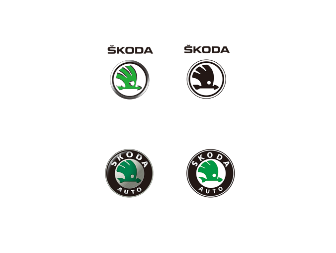 斯柯达（Skoda）logo标志高清PNG透明底ai矢量素材