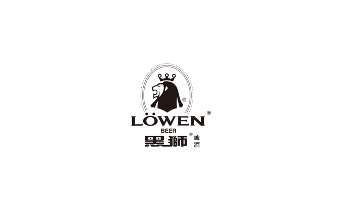 黑狮啤酒logo标志高清PNG透明底ai矢量素材