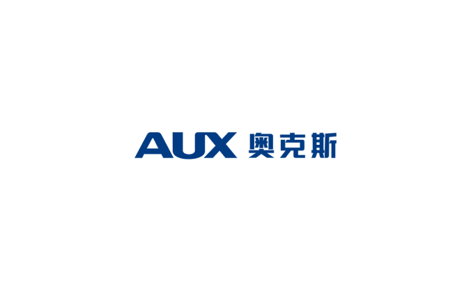 AUX奥克斯logo标志高清PNG透明底ai矢量素材