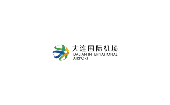 大连国际机场logo标志高清PNG透明底ai矢量素材