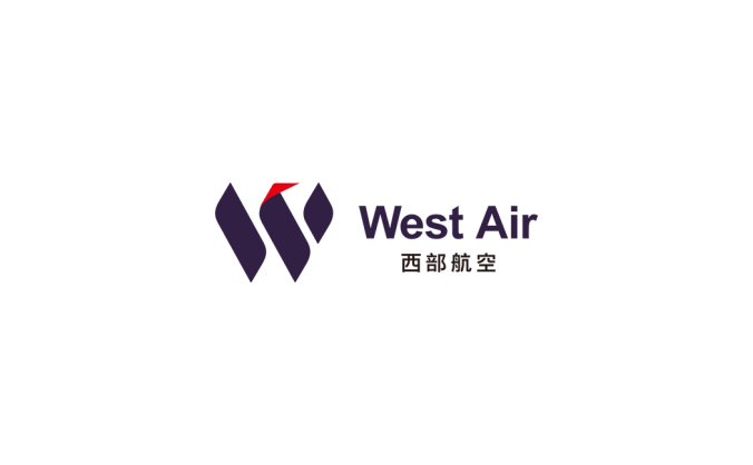 西部航空logo标志高清PNG透明底ai矢量素材