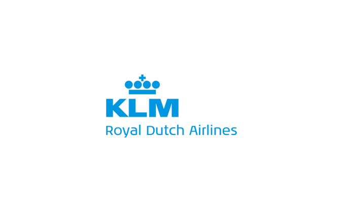 KLM荷兰皇家航空logo标志高清PNG透明底ai矢量素材
