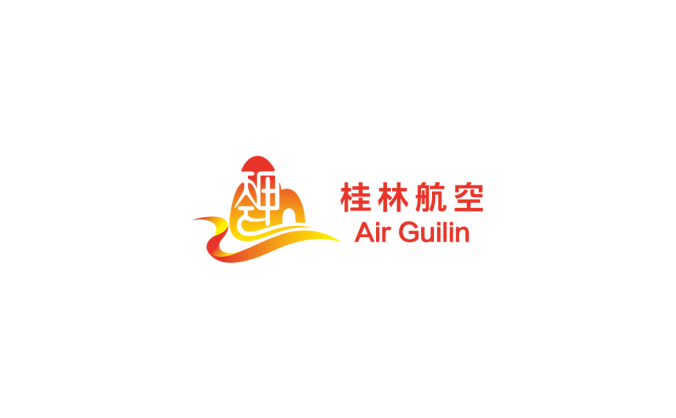 桂林航空logo标志高清PNG透明底ai矢量素材
