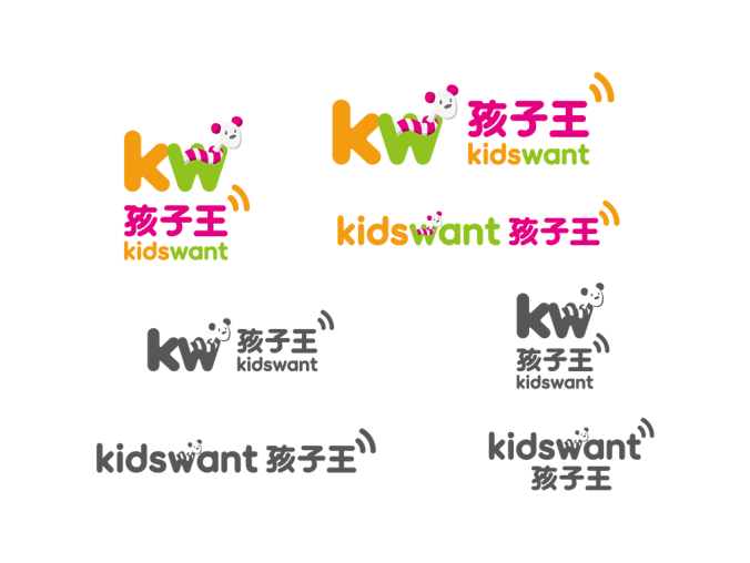 孩子王logo标志高清PNG透明底ai矢量素材