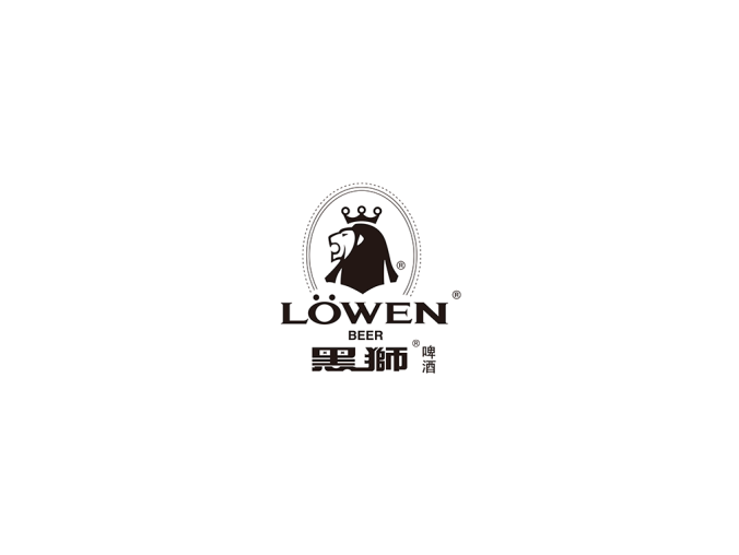 黑狮啤酒logo标志高清PNG透明底ai矢量素材