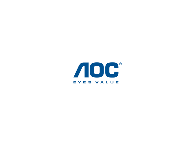 AOC显示器logo标志高清PNG透明底ai矢量素材