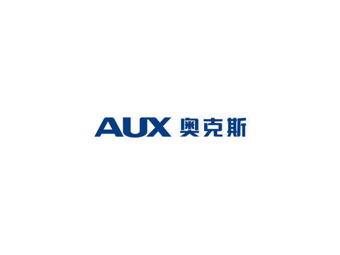 AUX奥克斯logo标志高清PNG透明底ai矢量素材