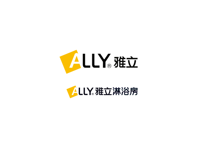 雅立淋浴房logo标志高清PNG透明底ai矢量素材