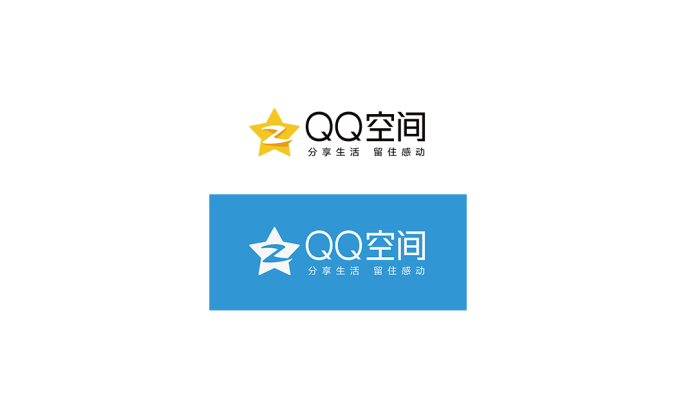 QQ空间logo标志高清PNG透明底ai矢量素材