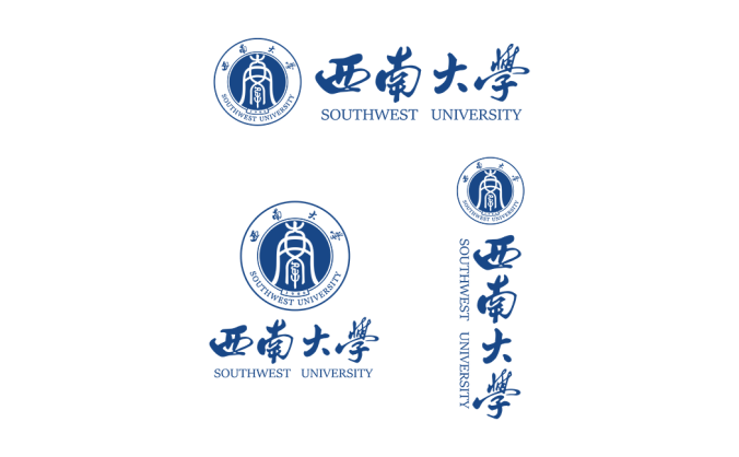 西南大学logo校徽PNG透明底ai矢量素材