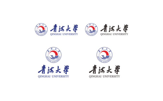 青海大学logo校徽PNG透明底ai矢量素材